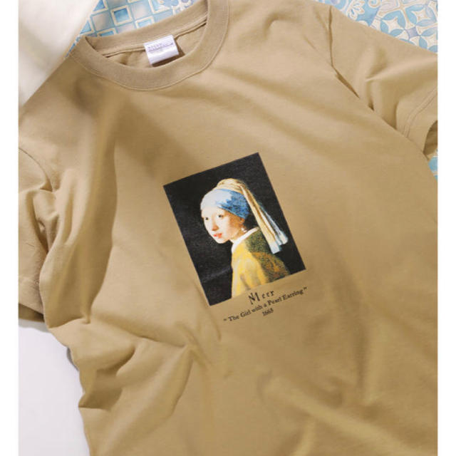 FREAK'S STORE(フリークスストア)のLサイズ ART TEE GIRL WITH A PEARL EARRING  メンズのトップス(Tシャツ/カットソー(半袖/袖なし))の商品写真