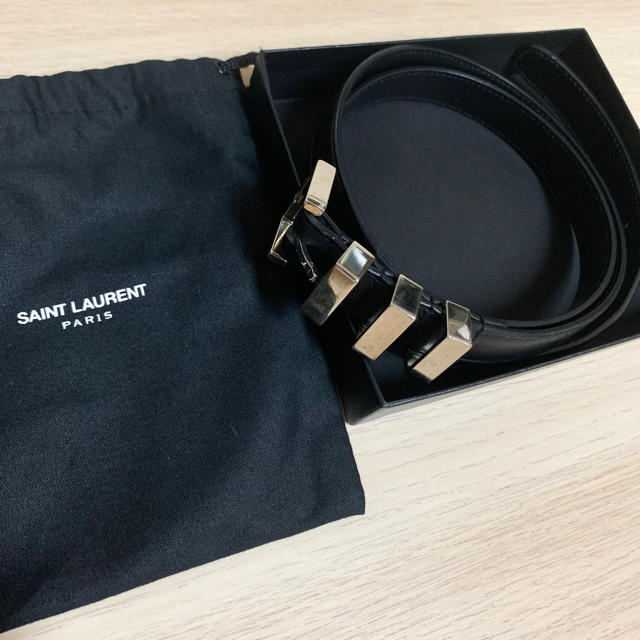 Saint Laurent(サンローラン)のSaint Laurent 三連ベルト メンズのファッション小物(ベルト)の商品写真