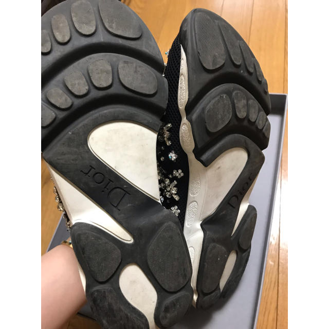 在庫有】 tomo様専用クリスチャンディオールスニーカー 黒入荷! 37