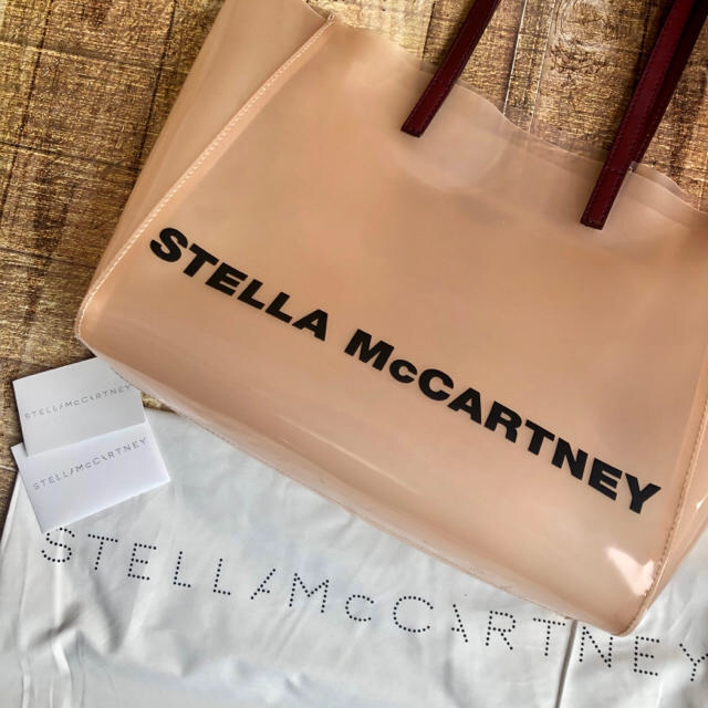 Stella McCartney(ステラマッカートニー)の新品 ステラマッカートニー  ロゴ入り クリア PVC トートバック レディースのバッグ(ショルダーバッグ)の商品写真