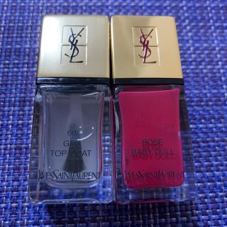 イヴサンローランボーテ(Yves Saint Laurent Beaute)のイヴサンローラン ネイルカラー&トップコートセット(マニキュア)