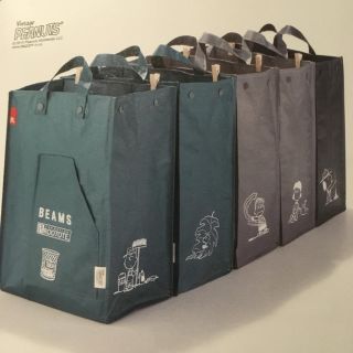 ビームス(BEAMS)のBEAMS PEANUTS TOTEDUSTBOX スヌーピー(キャラクターグッズ)