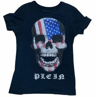 ルシアンペラフィネ(Lucien pellat-finet)の◉インパクト◎◉【激レア】フィリッププレイン スワロフスキー Tシャツ(Tシャツ/カットソー(半袖/袖なし))