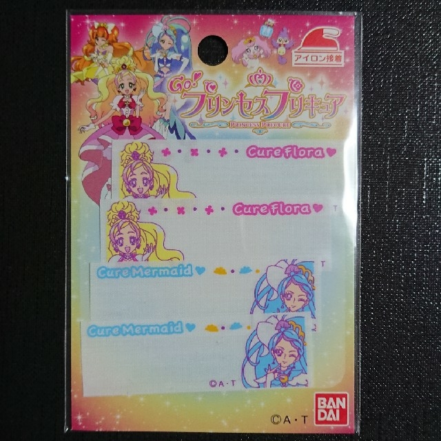 BANDAI(バンダイ)のプリキュア  ネームラベル ハンドメイドの素材/材料(各種パーツ)の商品写真