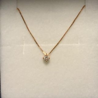 ジュエリーツツミ(JEWELRY TSUTSUMI)のK10ピンクゴールド ダイヤネックレス(ネックレス)