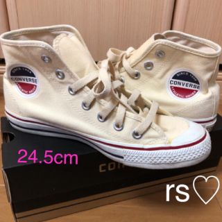 コンバース(CONVERSE)のコンバース ハイカット きなり 24.5cm❤️(スニーカー)