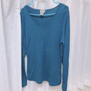 エルエルビーン(L.L.Bean)のLL bean♡ブルーのロンＴ(Tシャツ(長袖/七分))