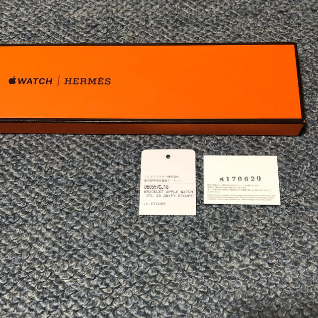 Hermes(エルメス)のApple Watch Hermes アップルウォッチ エルメス ベルト メンズの時計(レザーベルト)の商品写真