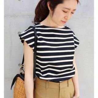 イエナ(IENA)のラナン様専用♡イエナ♡ボーダーフレンチスリーブTシャツ(Tシャツ(半袖/袖なし))