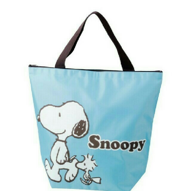 Snoopy 新品 スヌーピー 水色 ビッグ トートバック ファスナー付き バックの通販 By リンリン S Shop スヌーピーならラクマ