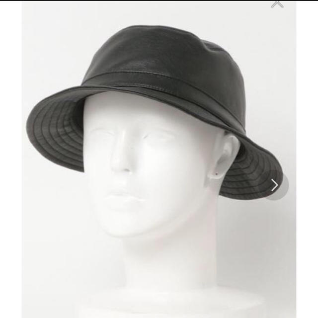 agnes b.(アニエスベー)のagnes b. アニエスベー レザーバケットハット メンズの帽子(ハット)の商品写真