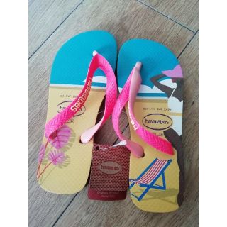 ハワイアナス(havaianas)の新品未使用　ハワイアナス　ビーチサンダル(ビーチサンダル)