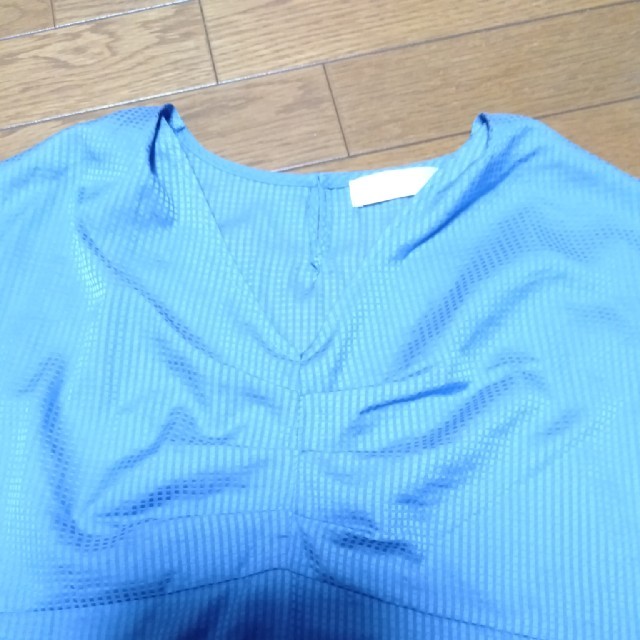 シャツ　トップス  フレンチスリーブ レディースのトップス(シャツ/ブラウス(半袖/袖なし))の商品写真