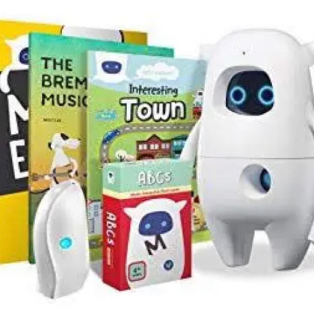 AKA Musio X 英語学習AIロボット 教材4点セット付