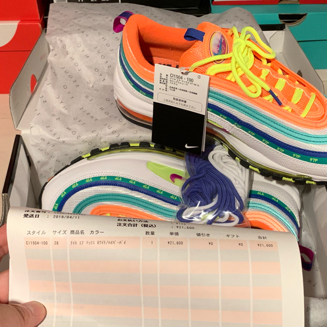 NIKE(ナイキ)の最終価格！ NIKE AIR MAX 97 OA ロンドン メンズの靴/シューズ(スニーカー)の商品写真