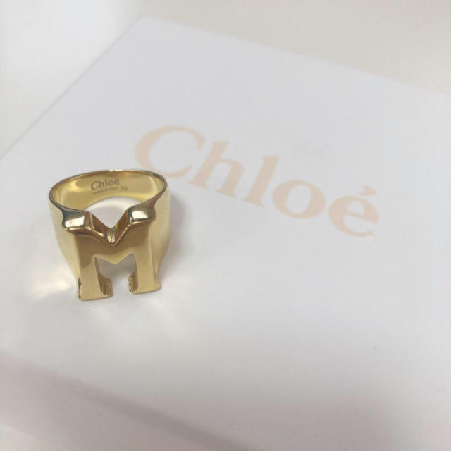 Chloe(クロエ)の【DANCHI様専用 】Chloe♡アルファベットリング M【美品】 レディースのアクセサリー(リング(指輪))の商品写真