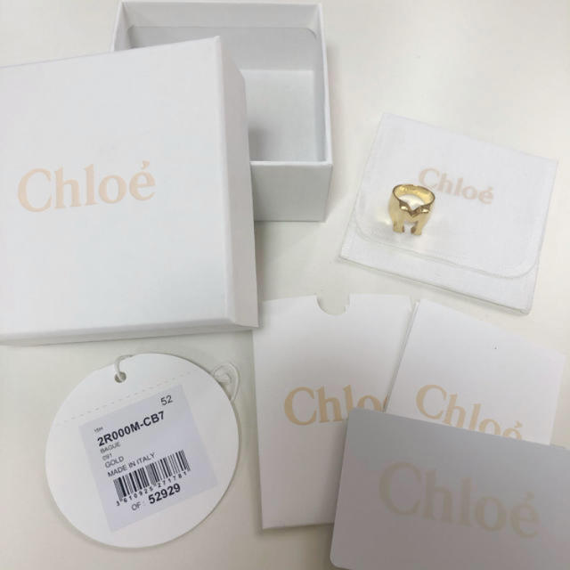 Chloe(クロエ)の【DANCHI様専用 】Chloe♡アルファベットリング M【美品】 レディースのアクセサリー(リング(指輪))の商品写真