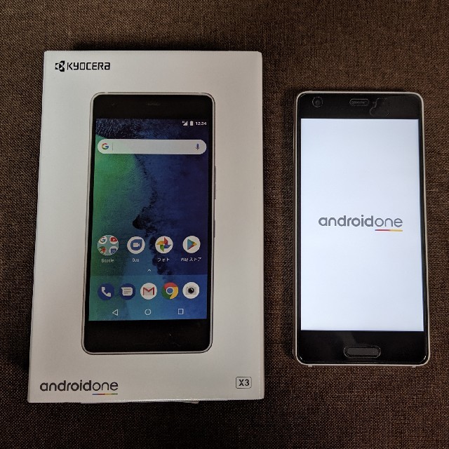 Android One X3（京セラ）ホワイト★SIMロック解除済み★