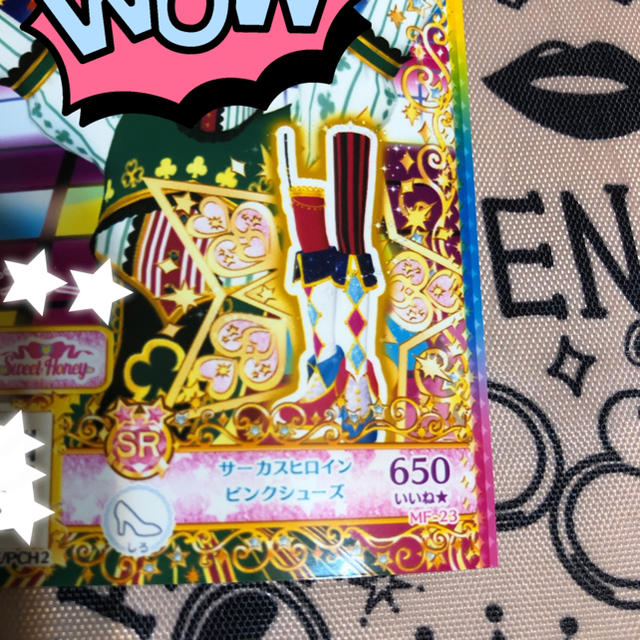 T-ARTS(タカラトミーアーツ)のプリチケ サーカスヒロインピンクシューズ エンタメ/ホビーのトレーディングカード(その他)の商品写真