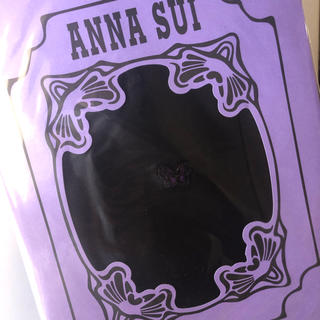アナスイ(ANNA SUI)の新品未開封アナスイストッキングブラックM-L(タイツ/ストッキング)