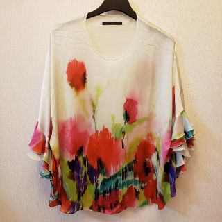 ダブルスタンダードクロージング(DOUBLE STANDARD CLOTHING)のダブルスタンダード　フリルブラウス(シャツ/ブラウス(長袖/七分))