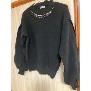 アクシーズファム(axes femme)のまとめ買いで割引【axes femme】ボリューム袖ニット(ニット/セーター)