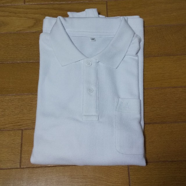 ベルメゾン(ベルメゾン)の通学用    ポロシャツ    長袖    160 キッズ/ベビー/マタニティのキッズ服男の子用(90cm~)(Tシャツ/カットソー)の商品写真