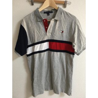 トミーヒルフィガー(TOMMY HILFIGER)のトミーヒルフィガー ロゴ ポロシャツ オーバーサイズ 90s(ポロシャツ)