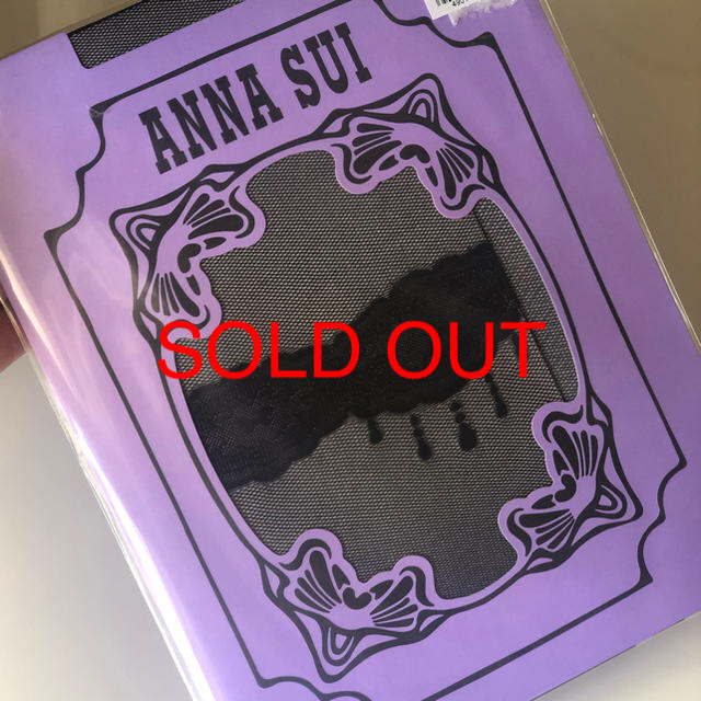 ANNA SUI　ストッキング　ハッピースターレース柄　M～L