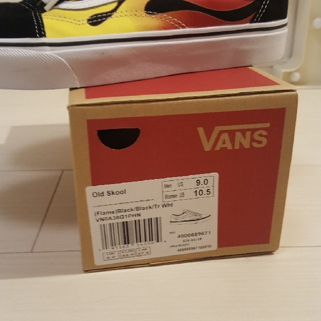 VANS(ヴァンズ)のVANS  ﾊﾞﾝｽﾞOLD SKOOL  ﾌｧｲﾔｰ　ﾌﾚｲﾑ　 27.0 メンズの靴/シューズ(スニーカー)の商品写真