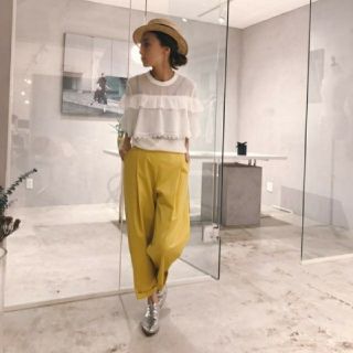 アメリヴィンテージ(Ameri VINTAGE)の※難あり※AMERI アメリ / TUCK TAPERED PANTS(カジュアルパンツ)