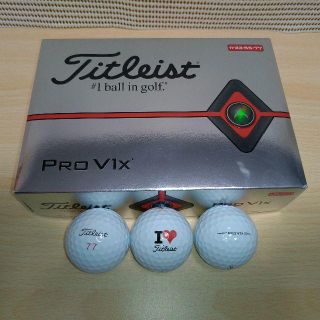 タイトリスト(Titleist)のタイトリスト 2019 PRO V1x 【I ♡ Titleist】 1ダース(その他)