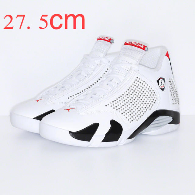 【27.5㎝】 Supreme®/Nike® Air Jordan 14  白