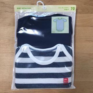 ユニクロ(UNIQLO)のUNIQLO BABY クルーネックボディ 70(肌着/下着)