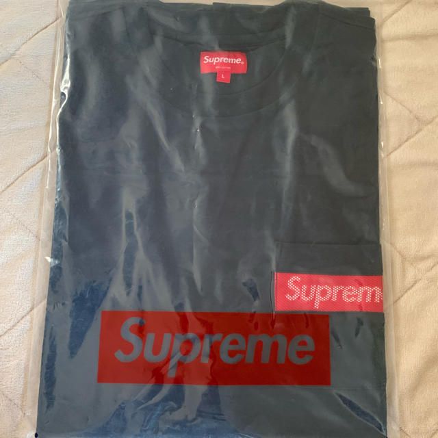 Supreme(シュプリーム)のsupreme week5  mesh stripe pocket tee メンズのトップス(Tシャツ/カットソー(半袖/袖なし))の商品写真