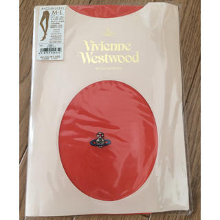 ヴィヴィアンウエストウッド(Vivienne Westwood)の新品ヴィヴィアン ウエストウッド タイツ オレンジ(タイツ/ストッキング)