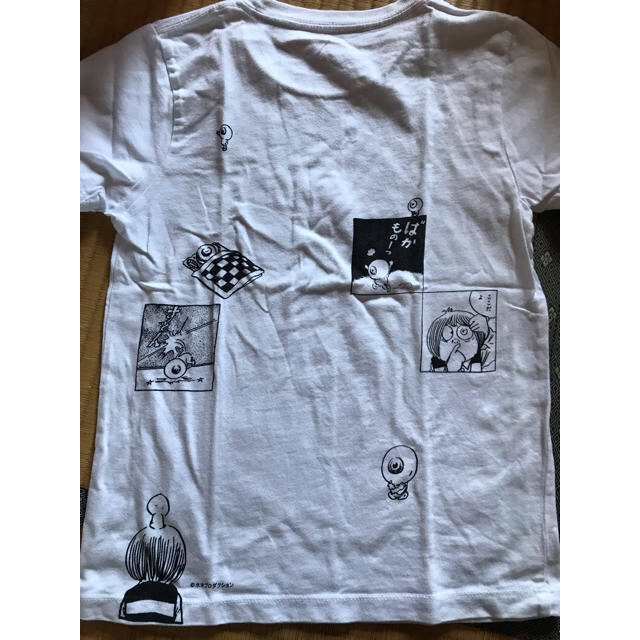 Design Tshirts Store graniph(グラニフ)のデザインTシャツ グラニフ 目玉のおやじ 白 130 キッズ/ベビー/マタニティのキッズ服男の子用(90cm~)(Tシャツ/カットソー)の商品写真