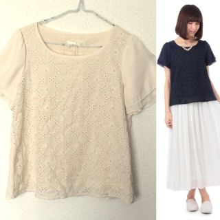 グローブ(grove)のgrove 新品タグ付き♡刺繍ブラウス(シャツ/ブラウス(半袖/袖なし))