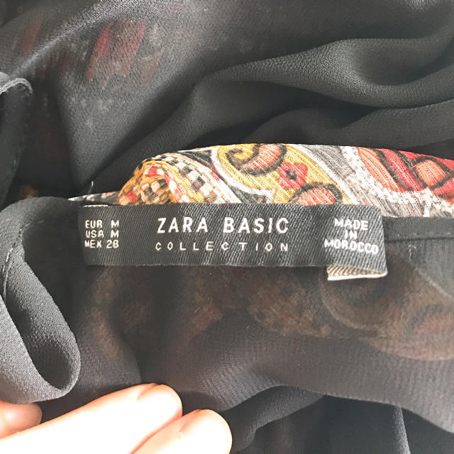 ZARA(ザラ)の★ZARA BASIC★ シフォンワンピース レディースのワンピース(ひざ丈ワンピース)の商品写真