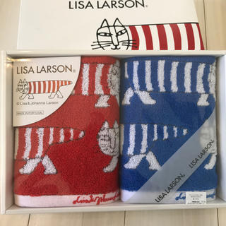 リサラーソン(Lisa Larson)のリサラーソン　ウォッシュタオル 2枚セット(タオル)
