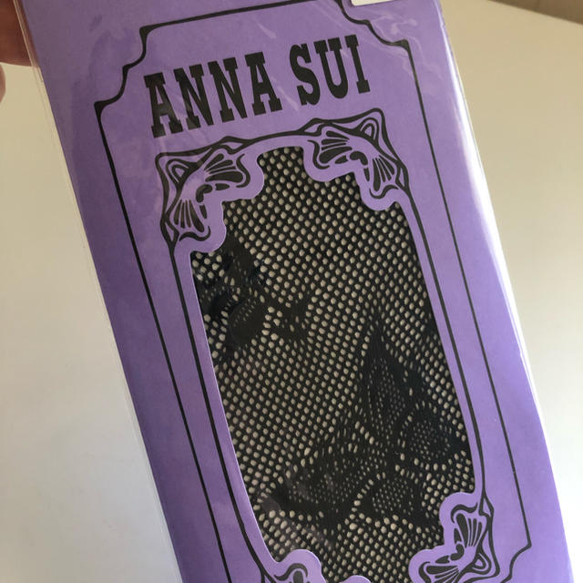 ANNA SUI(アナスイ)の新品未使用ANNA SUI網タイツ ブラック 22cm〜25cm レディースのレッグウェア(タイツ/ストッキング)の商品写真