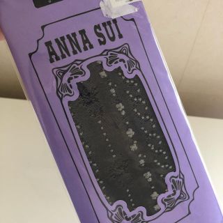 アナスイ(ANNA SUI)の新品未使用アナスイストッキング ブラック 22cm〜25cm(タイツ/ストッキング)