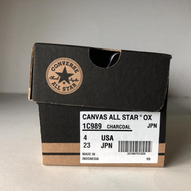 CONVERSE(コンバース)の新品 コンバースオールスター OX チャコール 23.0cm レディースの靴/シューズ(スニーカー)の商品写真