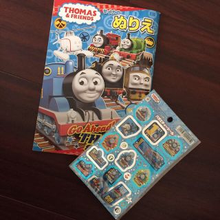 トーマス ぬりえ&シールセット(キャラクターグッズ)