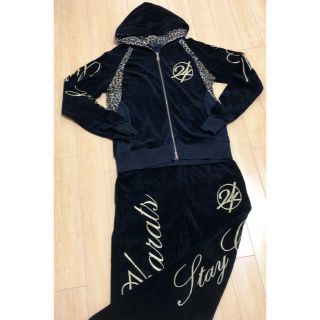 24Karats ☆ 美品 豹柄 ベロア ジャージ セットアップ