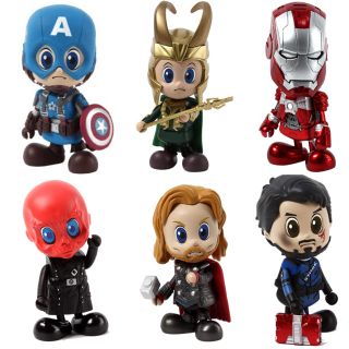 マーベル(MARVEL)の【コスベイビー】ＭＡＲＶＥＬアベンジャーズ・アッセンブルシリーズ  6体セット(キャラクターグッズ)