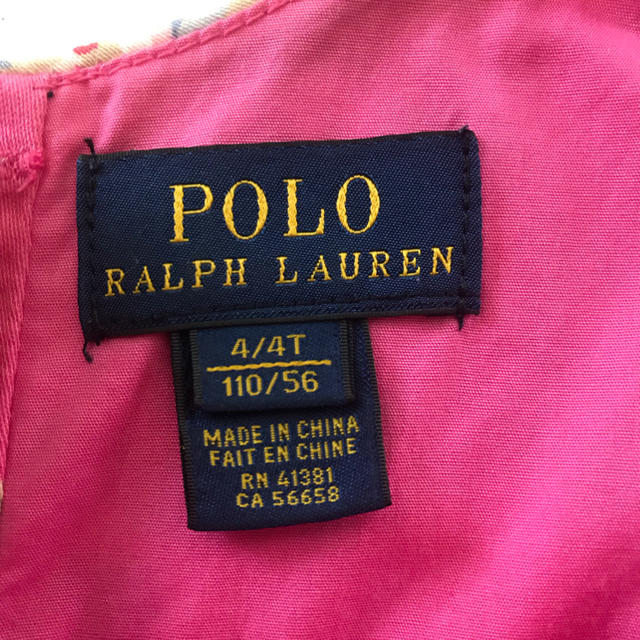 Ralph Lauren(ラルフローレン)のワンピース キッズ/ベビー/マタニティのキッズ服女の子用(90cm~)(ワンピース)の商品写真