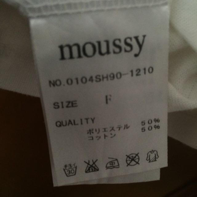 moussy(マウジー)のmoussy Tシャツ レディースのトップス(Tシャツ(半袖/袖なし))の商品写真