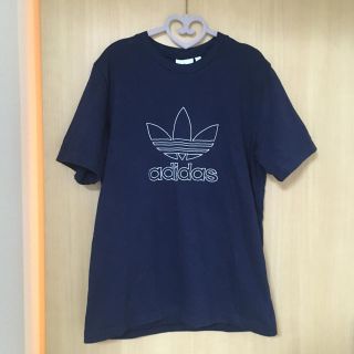 アディダス(adidas)のadidas アディダスオリジナルス OUTLINE Tシャツ L ネイビー(Tシャツ/カットソー(半袖/袖なし))