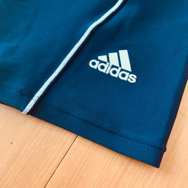 adidas(アディダス)のスクール水着 アディダス adidas 150 美品 男の子 紺 キッズ/ベビー/マタニティのキッズ服男の子用(90cm~)(水着)の商品写真